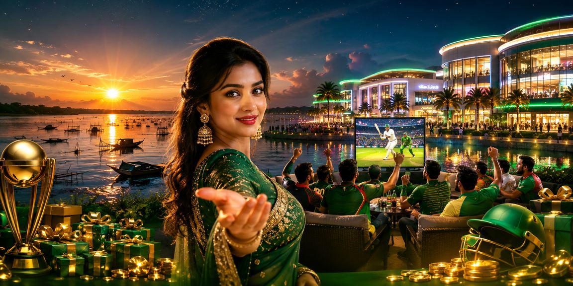 তাঙ্গুয়ার হাওরের পটভূমিতে ক্রিকেট বেটিং উপভোগ করছেন একজন খেলোয়াড়